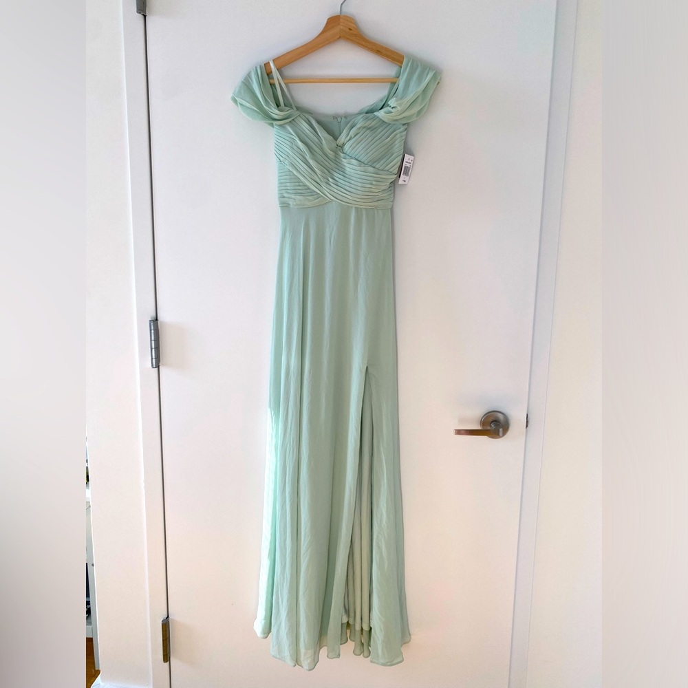 Sequin Hearts Size 1 Formal Dress in Sage